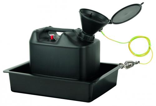 Waste Disposal Unit Set, PE-HD, Electrostatic Conductive