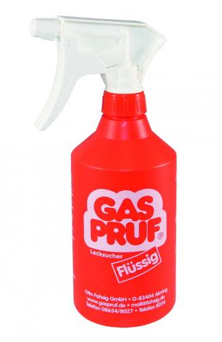 Gas leak detection fluid