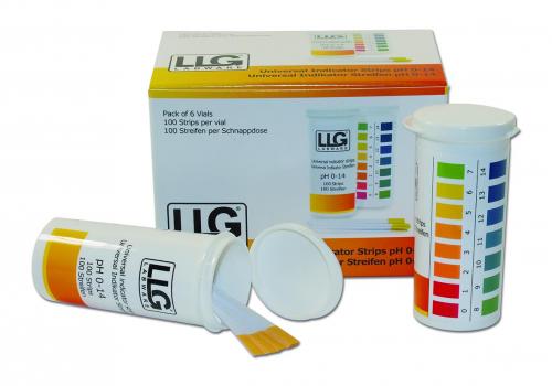LLG univerzální indikační proužky, ve vialkách se zacvakávacím víčkem ''Premium''