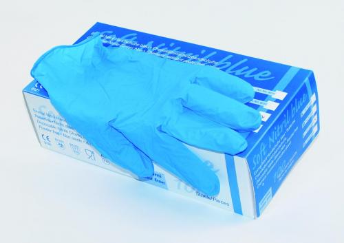 jednorázové rukavice Soft Nitril, nitril, bez pudru