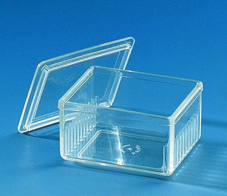 Staining jar, PMP (TPX®), Schiefferdecker patent