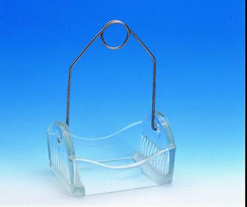 Staining rack, sklo