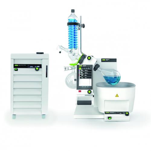 Rotavapor® R-300 systém s rozhraním I-300 Pro a recirkulačním chladičem F-305