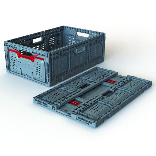 skládací box maxi, PP, skládací a stohovatelný, active lock