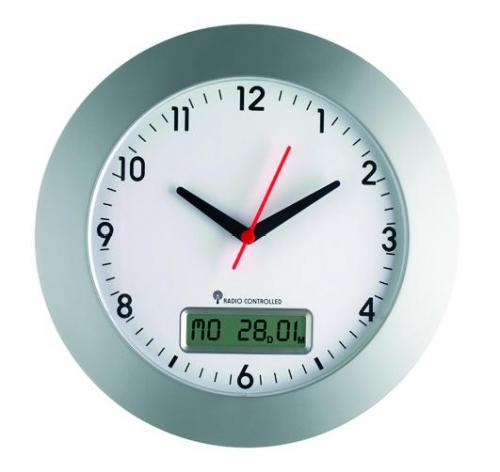 Radio controlled wall clock