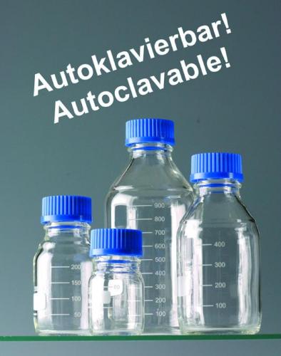 sodnovápenaté laboratorní lahve