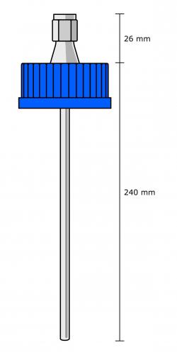 šroubovací víčka GL 45 thermocouple držák, DURAN®