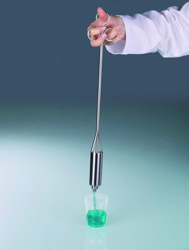 Liquid-Sampler, single hand operation, nerezová ocel