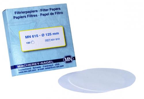 filtrační papír, kvalitativní, typ MN 615, kruhy