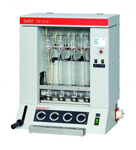 behrotest® CF 2+2 a CF 6, Semi-automatic Crude Fibre extrakční