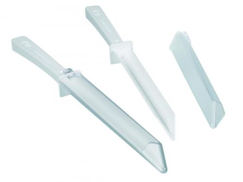 jednorázové špachtle LaboPlast/SteriPlast, PS/Green PE, white