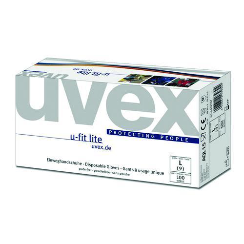 jednorázové rukavice u-fit lite, nitril, bez pudru