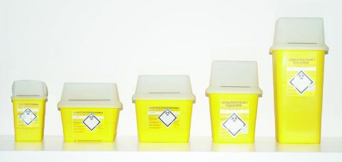 nádoby na odpad SHARPSAFE®, PP