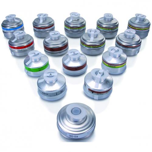 Respiratory ochranné - šroubovací filtry pro celoobličejové masky BRK 820