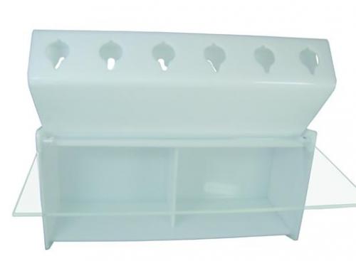 Pipettor rack, plastic