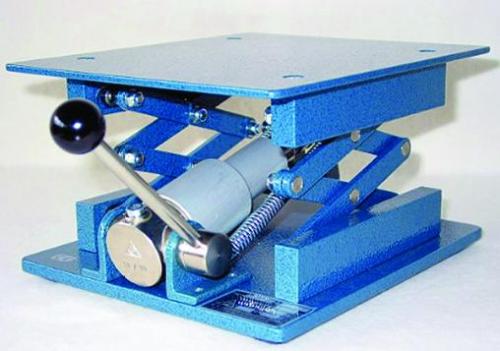 laboratorní zvedáček s hydraulickým pohonem, nerezová ocel