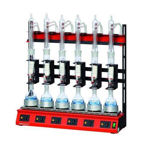 seriová extrakční aparatura behrotest® pro Soxhlet-/extrakce tuků