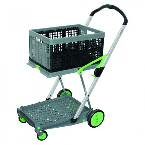laboratorní přepravní vozík clax Mobil comfort s Box