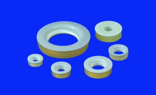Silicone rubber těsnění, s PTFE washers, silicone rubber (VMQ)