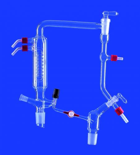 Column heads s valve kohout, DURAN® tubing