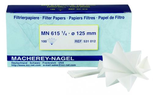 filtrační papír, kvalitativní, typ MN 615 1/4, filter kruhy