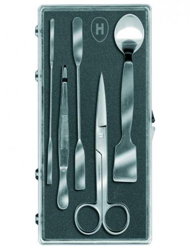 Chemist's small instrument set, 5 kusů