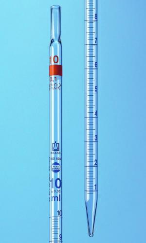 dělené pipety, třída AS, AR-glas®, modrá stupnice, typ 2