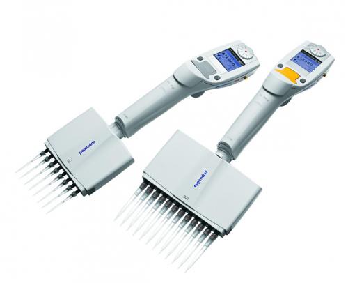 elektronická multikánálová pipeta Eppendorf Xplorer® plus, nastavitelná