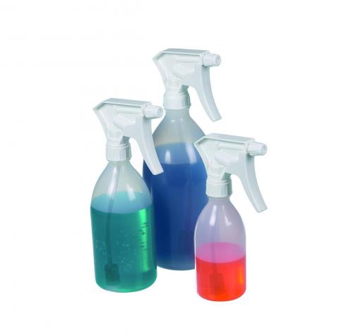 Spray lahve Turn'n'Spray s overhead valve, PE / PP