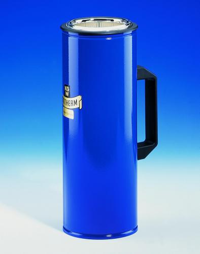 Dewar flasks, cylindrical, with side grip