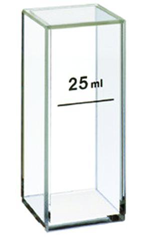 kyvety pro turbidity measurements, UV-rozsah