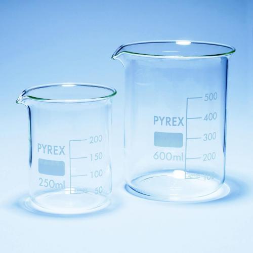 kádinky skleněná, Pyrex®, nízký tvar