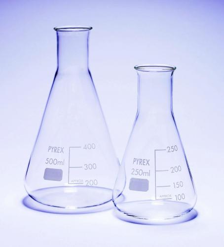 uzkohrdlé baňky, Pyrex®